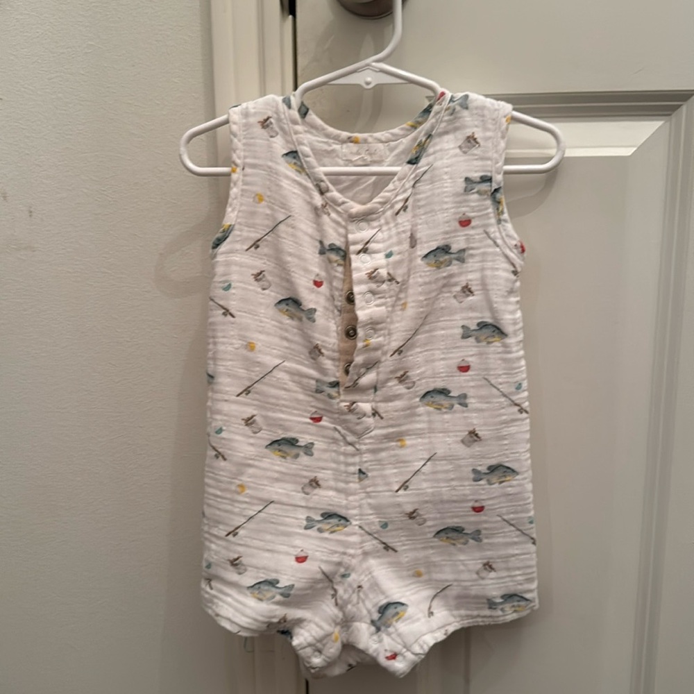 Fishing pole romper